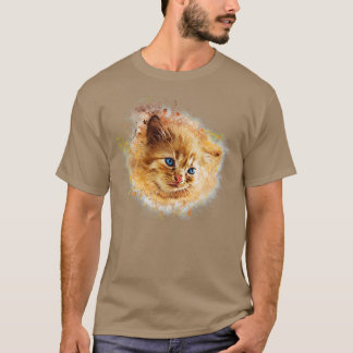 Orange cat Felis catus T-Shirt