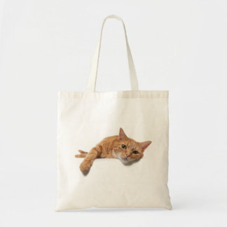 Orange Cat Lay Down Tragetasche