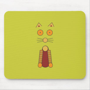 Orange CAT Mousepad
