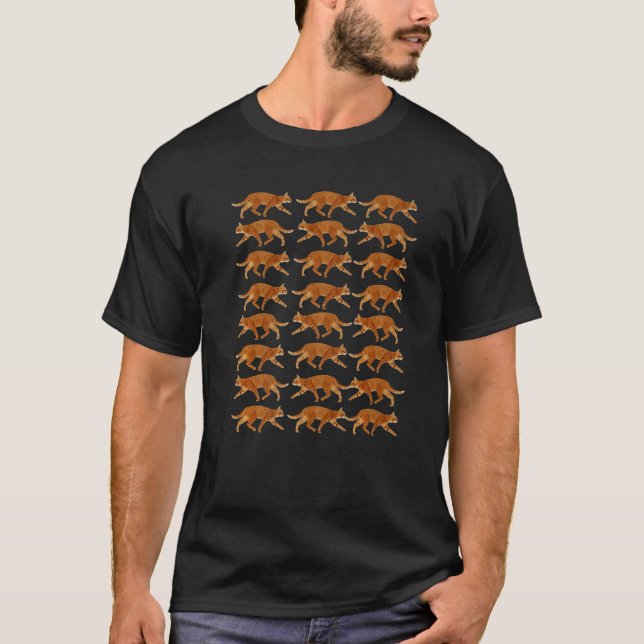 Orange Cat Orange Tabby Cat T-Shirt (Vorderseite)