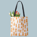 Orange Cat Pattern<br><div class="desc">Niedliche kleine Aquarellorange Ingwerkatzen. Originelle Kunst von Nic Squirrell.</div>