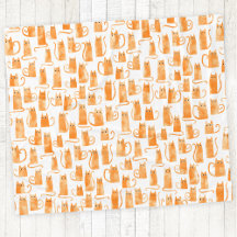 Orange Cat Pattern
