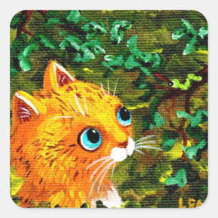 Orange Cat Stickers Creationarts