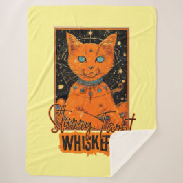 Orange Cat & Tarot Cards | Cosmic Art Print Sherpadecke