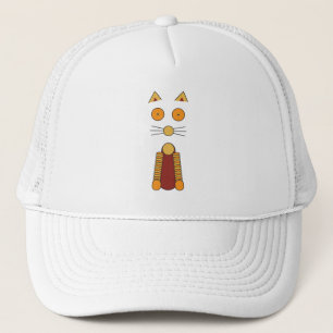 Orange CAT Truckerkappe
