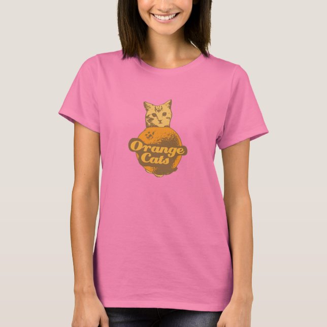 Orange Cats Shirt (Vorderseite)