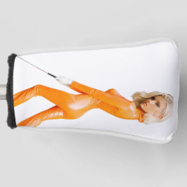 Orange Catsuit Golf Girl Golf Headcover