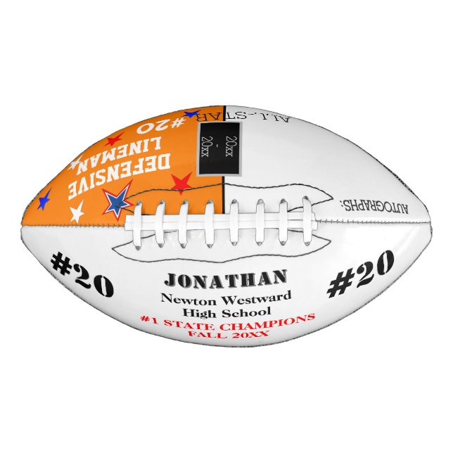 Orange Champions School Football (Vorderseite)