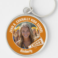 Orange Cheerleader Foto High School Spirit