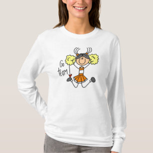 Orange Cheerleader-T - Shirt