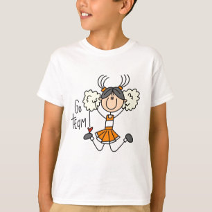 Orange Cheerleader-T-Shirts und Geschenke T-Shirt