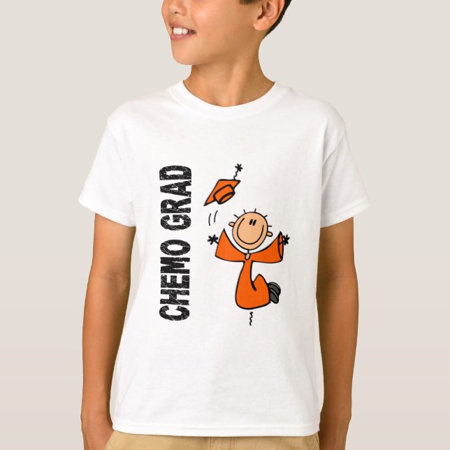 Orange CHEMO ABSOLVENT 1 (Leukämie) T-Shirt (Vorderseite)