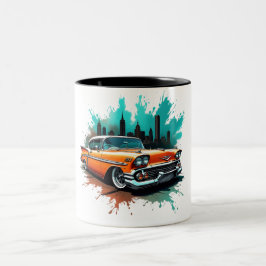 Orange Chevy Splash Tasse