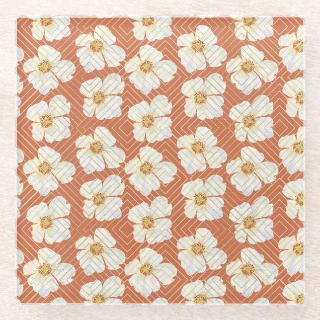 Orange Chicken Glasuntersetzer (Vorderseite)