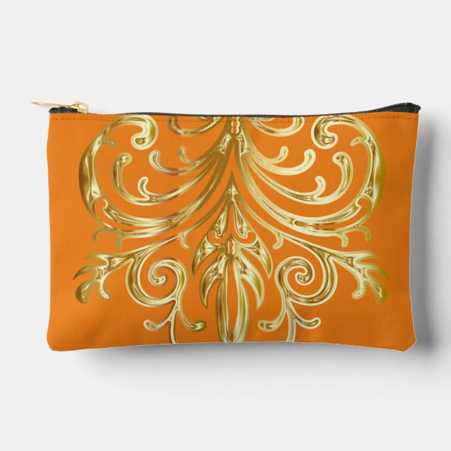 Orange, Christmas Gifts Authority® Zubehörtasche (Vorderseite)