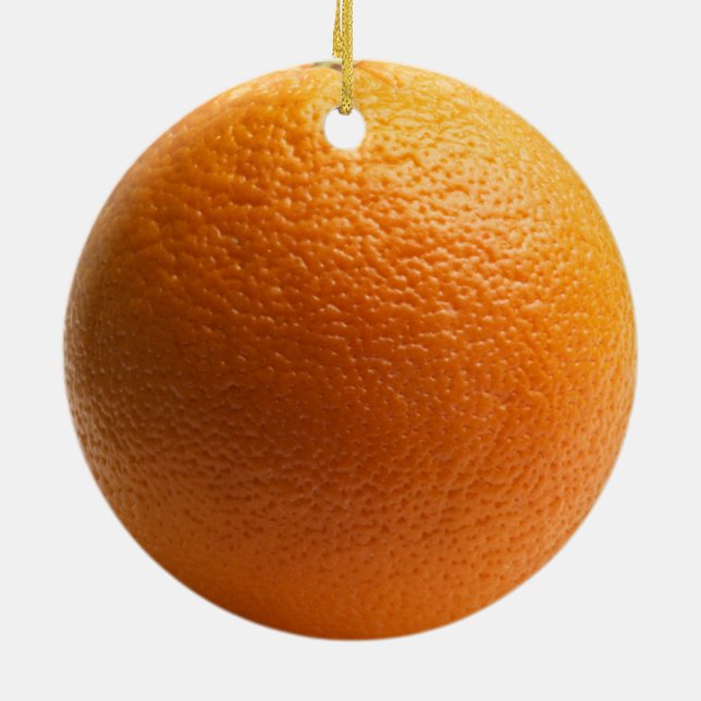 Orange Christmas Tree Ornament (Hinten)