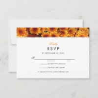 Orange Chrysanthemas | Hochzeit