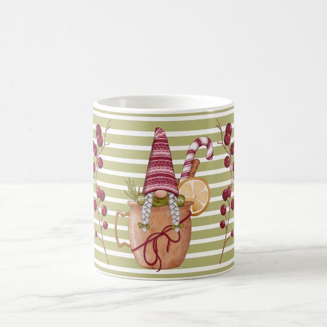 Orange Cider Christmas Gnome Tasse (Mittel)