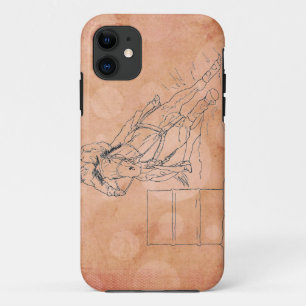 Orange Circles Barrel Racer ~ iPhone 5/5S Case