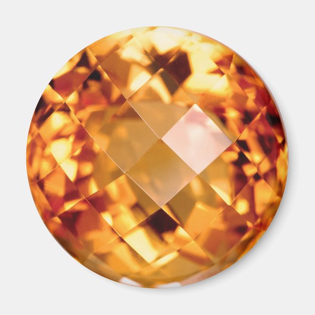 Orange Citrine Magnet (Vorne)