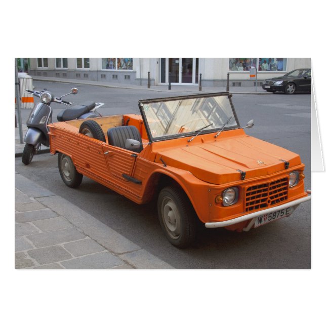 Orange Citroën Mehari (Vorderseite (Horizontal))