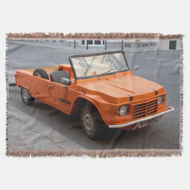Orange Citroen Mehari Decke (Vorderseite)