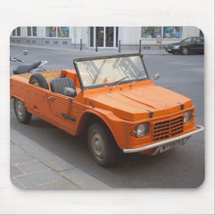 Orange Citroen Mehari Mousepad