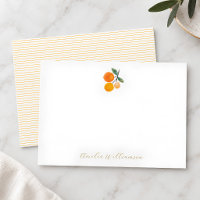 Orange Citrus Aquarell Baby Shower individuell
