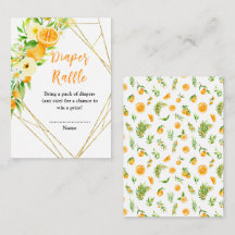 Orange Citrus Baby Duwer Windelwanne