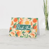 Orange Citrus Frucht Retro Muster
