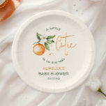 Orange Citrus Kleine Süsse Babydusche Papierplatte Pappteller<br><div class="desc">Die kleinen Süsse Babydusche Teller in Orangenzitruskitronen, perfekt für eine lustige, geschlechtsneutrale Feier! Dieses zarte Design zeichnet sich durch ein zauberhaftes Zitrusfrüchtethema aus, das mit einem schlichten boho-inspiriert Aquarellstil zum Leben erweckt wird. Ideal, um einen kleinen Jungen oder ein Mädchen auf fröhliche und lebendige Weise willkommen zu heißen. Wenn Sie...</div>