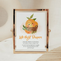 Orange Citrus Kleine Süsse Späte Nachttaucher