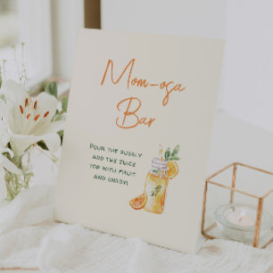Orange Citrus Mama-osa Bar Baby Duschgetränke Sockelschild
