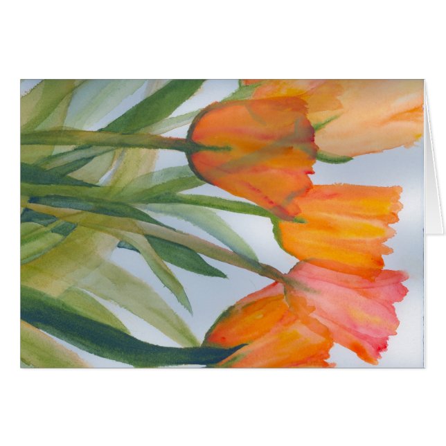 Orange Citrus Tulips (Vorderseite (Horizontal))