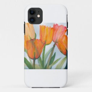 Orange Citrus Tulips Case-Mate iPhone Case