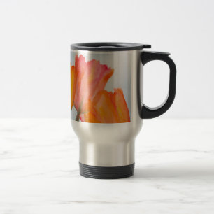 Orange Citrus Tulips Reisebecher