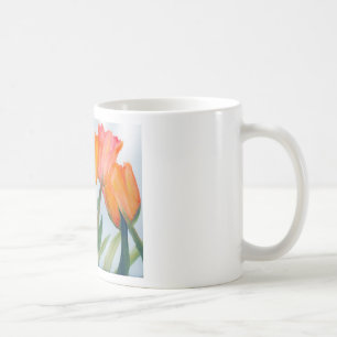 Orange Citrus Tulips Tasse