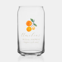 Orange Citrus Watercolor Bridal Brunch Custom
