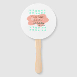 Orange clouds twinkle twinkle little stars green  fächer