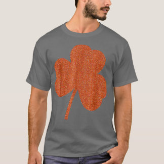 Orange Clover Irish St Patricks Paddys Day Lucky T-Shirt