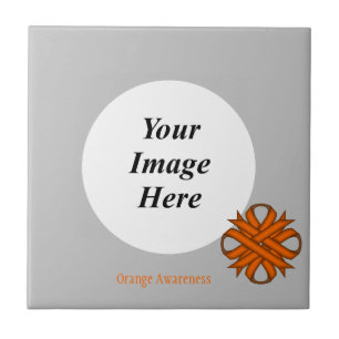 Orange Clover Ribbon Template by Kenneth Yoncich Fliese