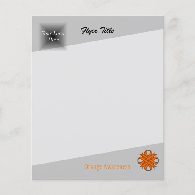 Orange Clover Ribbon von Kenneth Yoncich Flyer (Vorne)