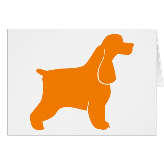 Orange Cocker Spaniel (Vorderseite (Horizontal))