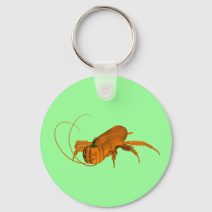 Orange Cockroach Schlüsselanhänger