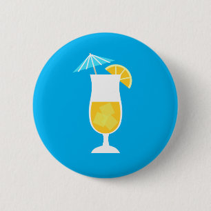 Orange Cocktail Button