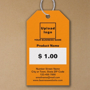 Orange Color Business Product Preis Geschenkanhänger