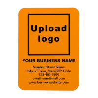 Orange Color Flexible Foto Magnet