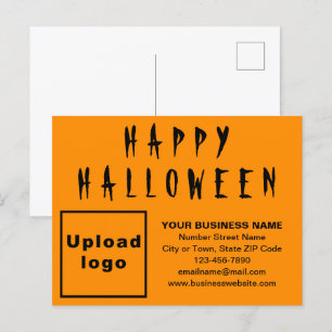 Orange Color Holiday Postkarte