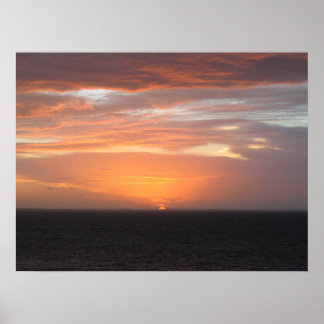 Orange Colored Sky Poster