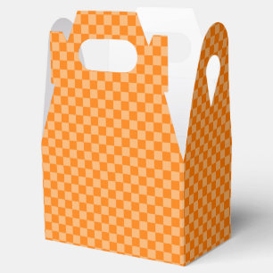 Orange Combination Checkerboard von Shirley Taylor Geschenkschachtel